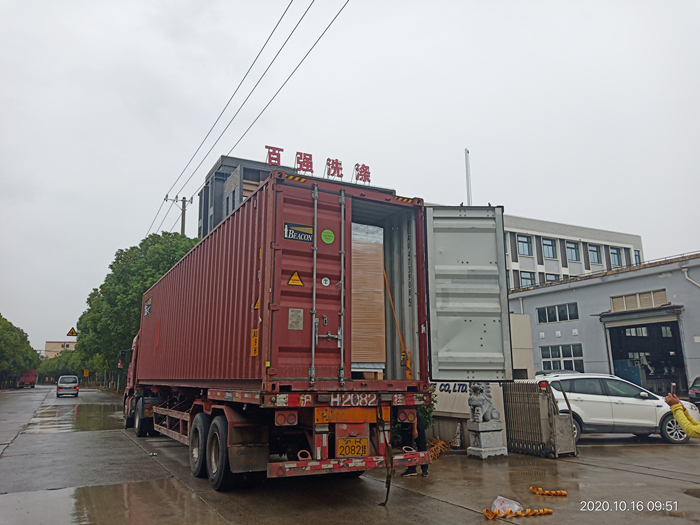 百強烘干機燙平機等洗滌設備出口韓國 百強烘干機燙平機等洗滌設備出口韓國